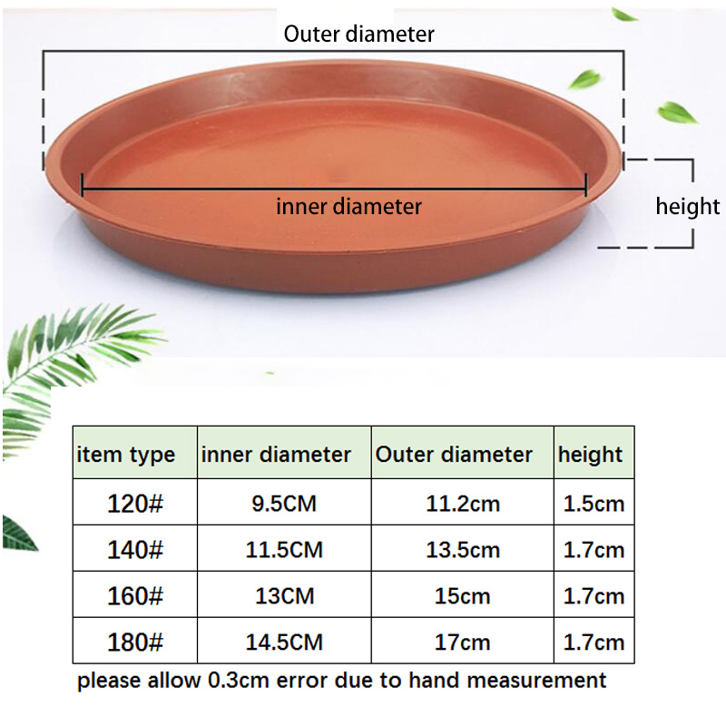 Bandeja de vaso de flores de p - Drip Tray Saucer avaliação e preço