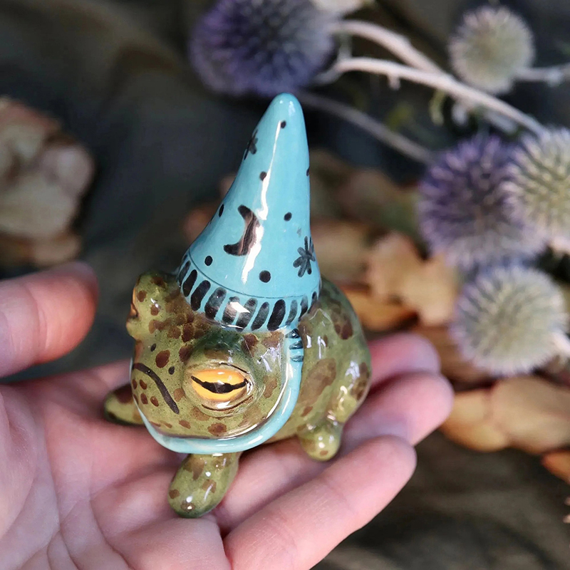 Estátuas de sapo fofas para ja - Bonsai Garden Art avaliação e preço