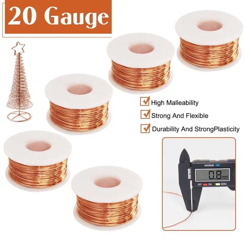 Fio de cobre puro de 10m, fio  - Copper Wire Roll avaliação e preço