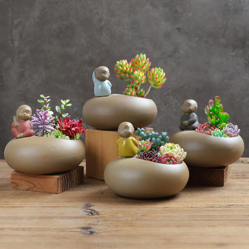 Vaso de cerâmica retrô estilo  - Bonsai Garden Art avaliação e preço