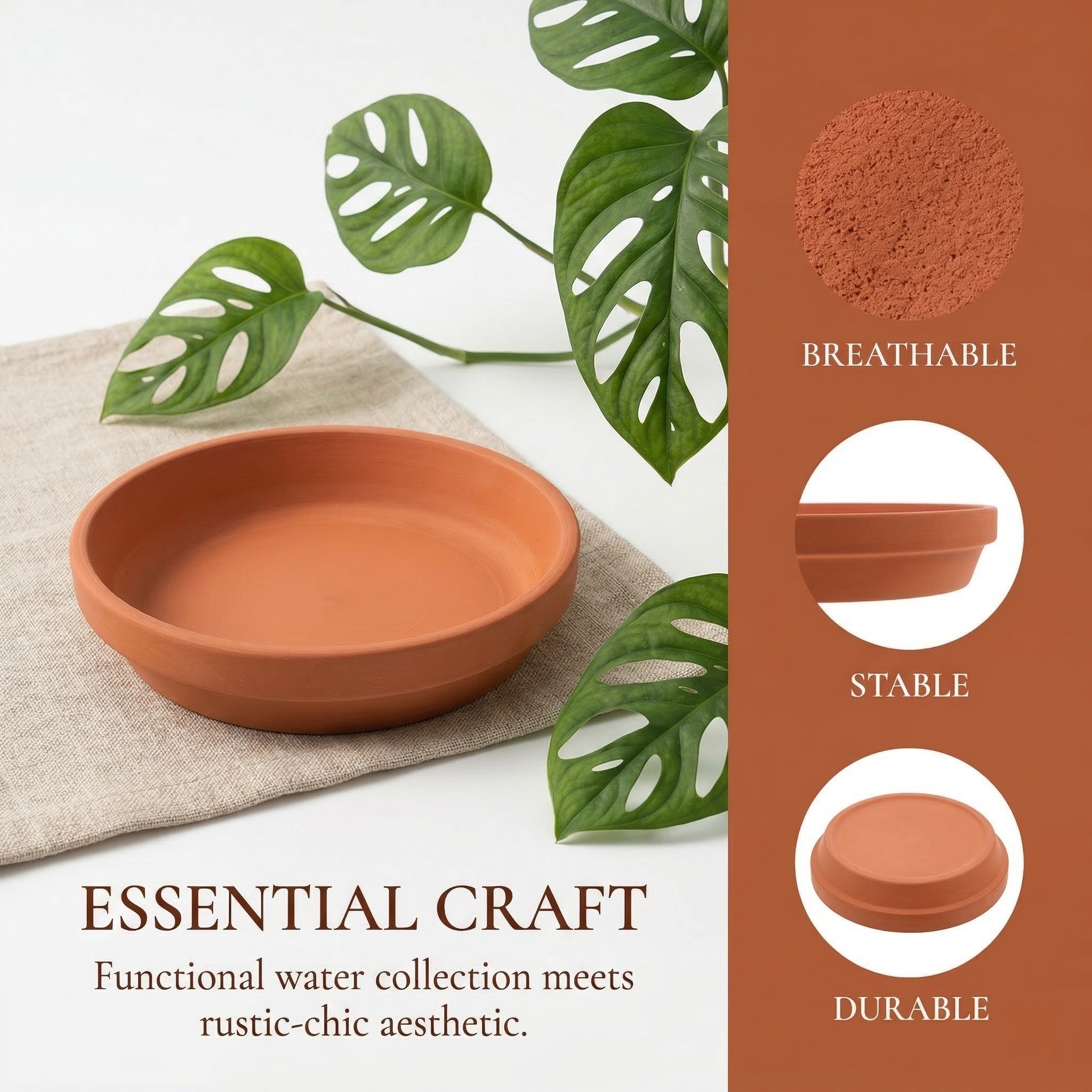12 peças de pratos para vasos  - Drip Tray Saucer avaliação e preço