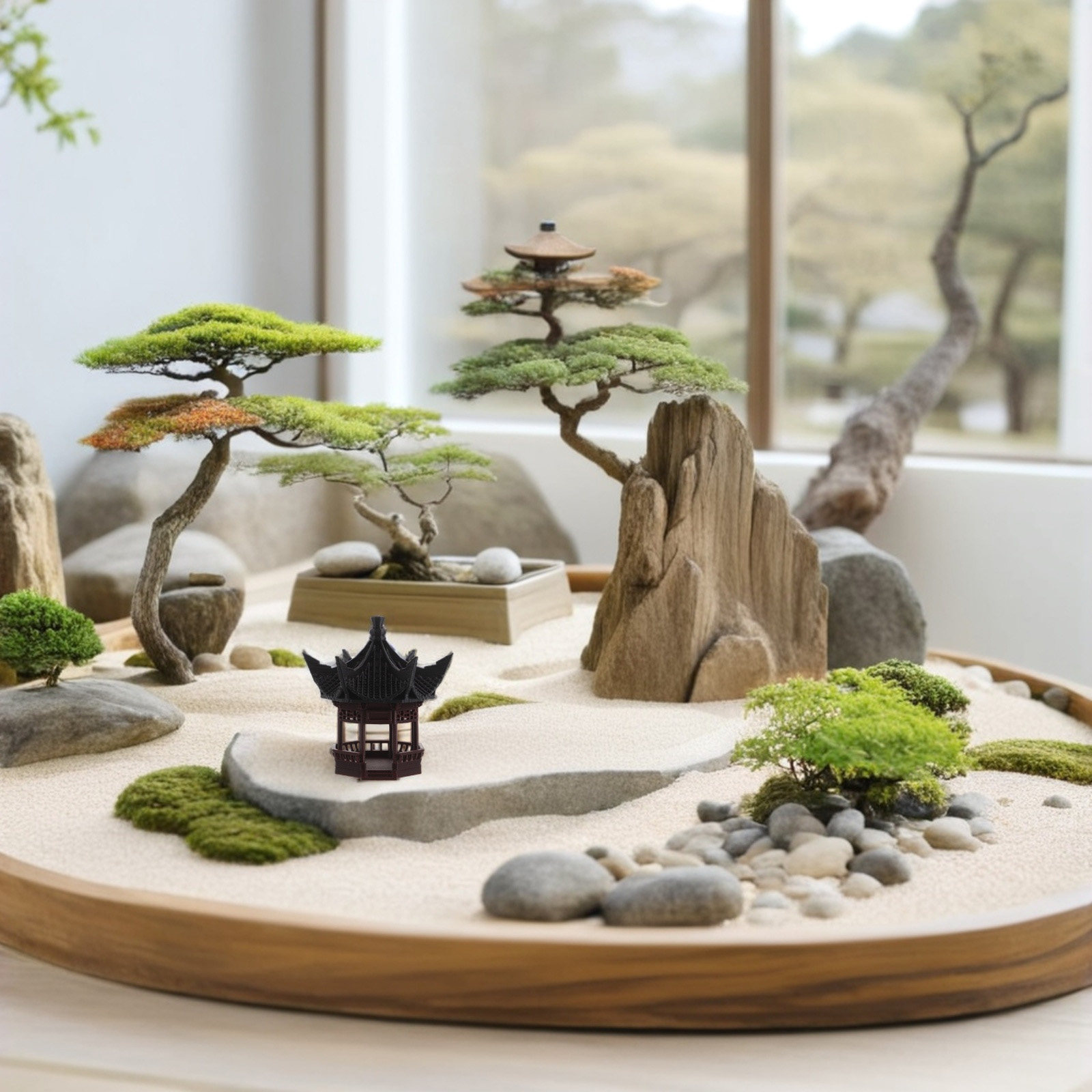 Ornamento de paisagem em minia - Bonsai Garden Landscape Design avaliação e preço